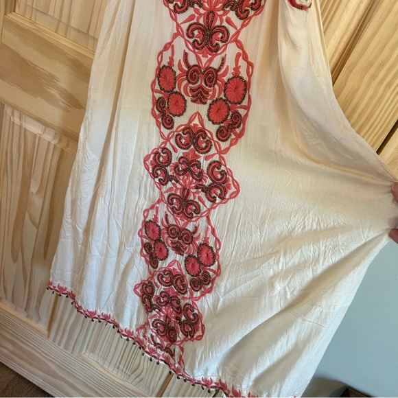 Lula Soul Beaded Embroidered Swing Dress. Size Medium. - Picture 9 of 16